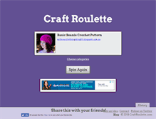 Tablet Screenshot of craftroulette.com